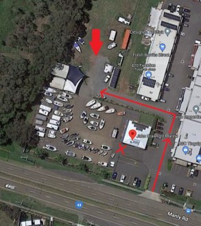 Map for Caravan Storage